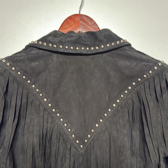 Idyllwild Leather and Studs Fringe Jacket - Picture 14 of 17